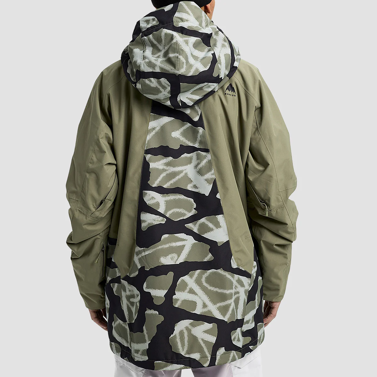 Burton Reserve 2L Insulated Snow Jacket Graffiti Camo/Forest Moss - Image 2
