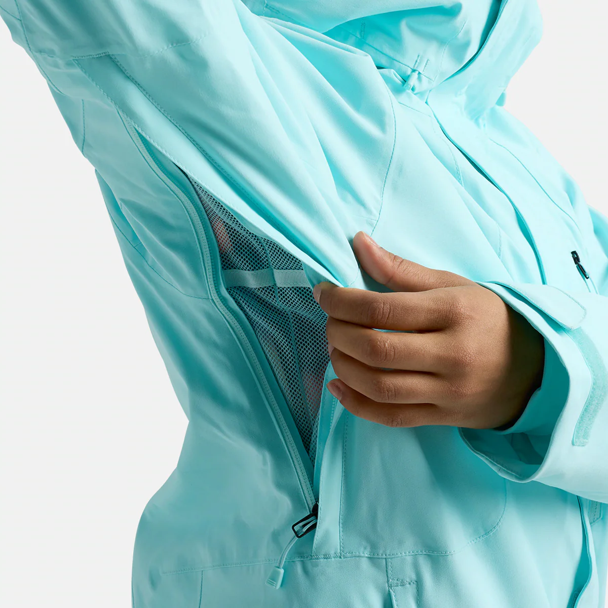 Burton Reserve 2L Insulated Stretch Slim Snow Jacket Light Teal - Womens - Image 4