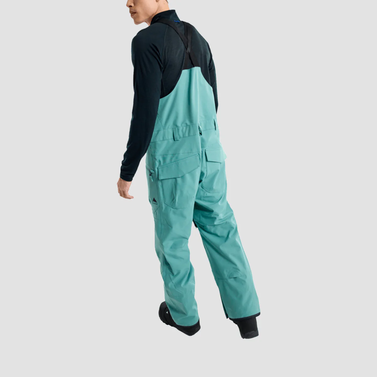 Burton Reserve 2L Snow Bib Pants Rock Lichen - Image 2