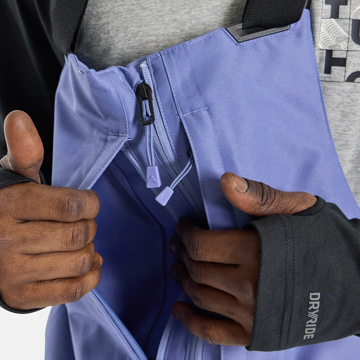 Burton Reserve Gore‑Tex 2L Snow Bib Pants Slate Blue - Image 3