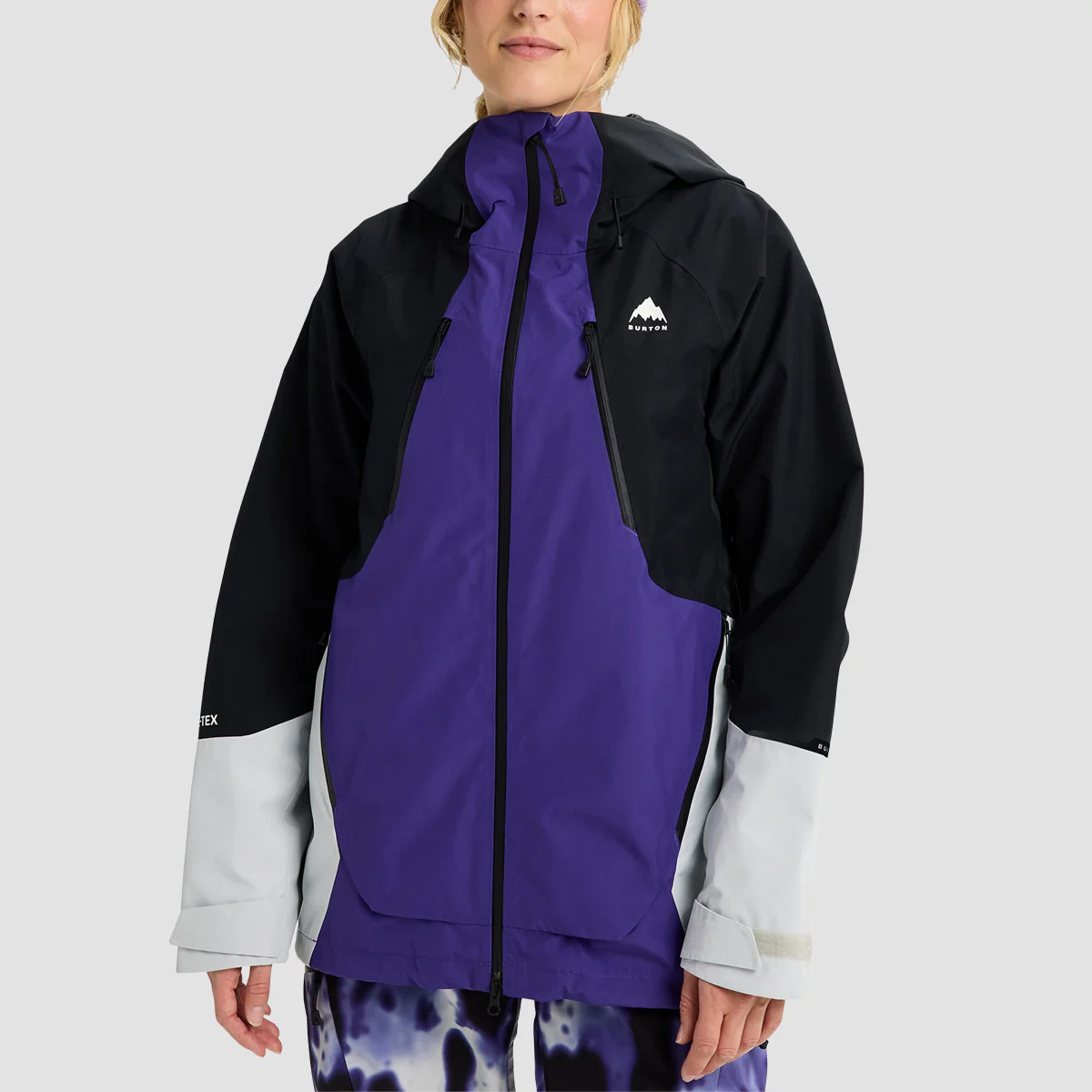 Burton Reserve GORE-TEX 2L Snow Jacket Prism Violet/True Black/Grey Cloud - Womens