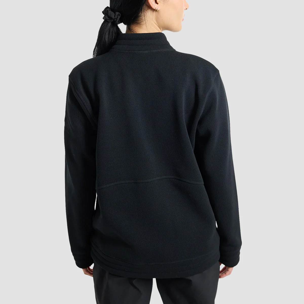Burton Runin Full-Zip Sweatshirt True Black - Womens - Image 2
