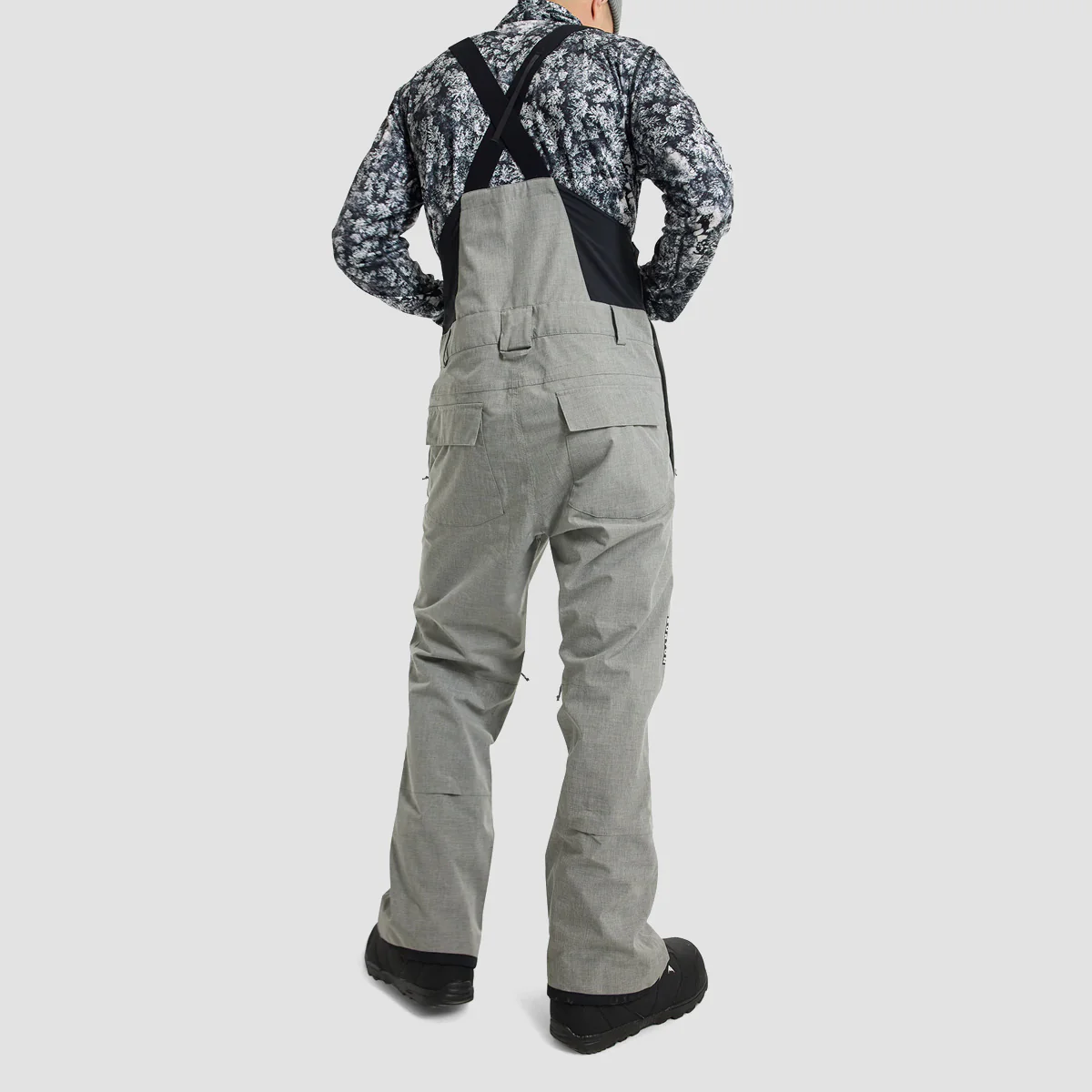 Burton Snowdial 2L Snow Bib Pants Sharkskin - Image 2