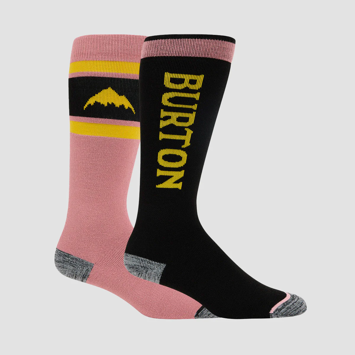 Burton Weekend Midweight Snow Socks 2 Pack Powder Blush - Womens