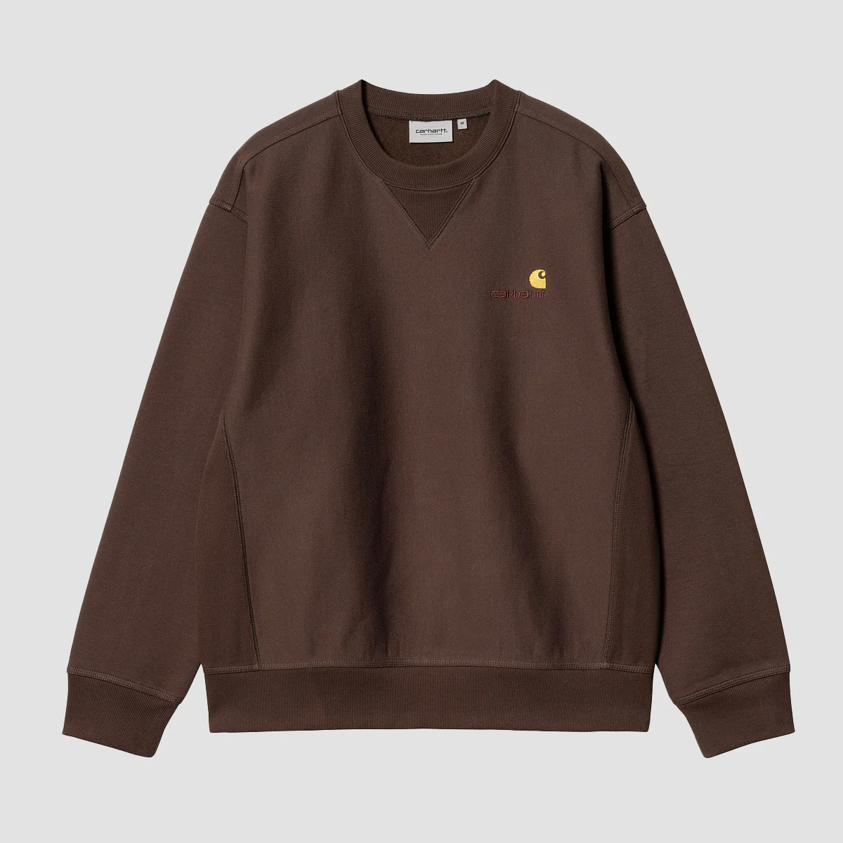 Carhartt WIP American Script Crew Sweat Tobacco