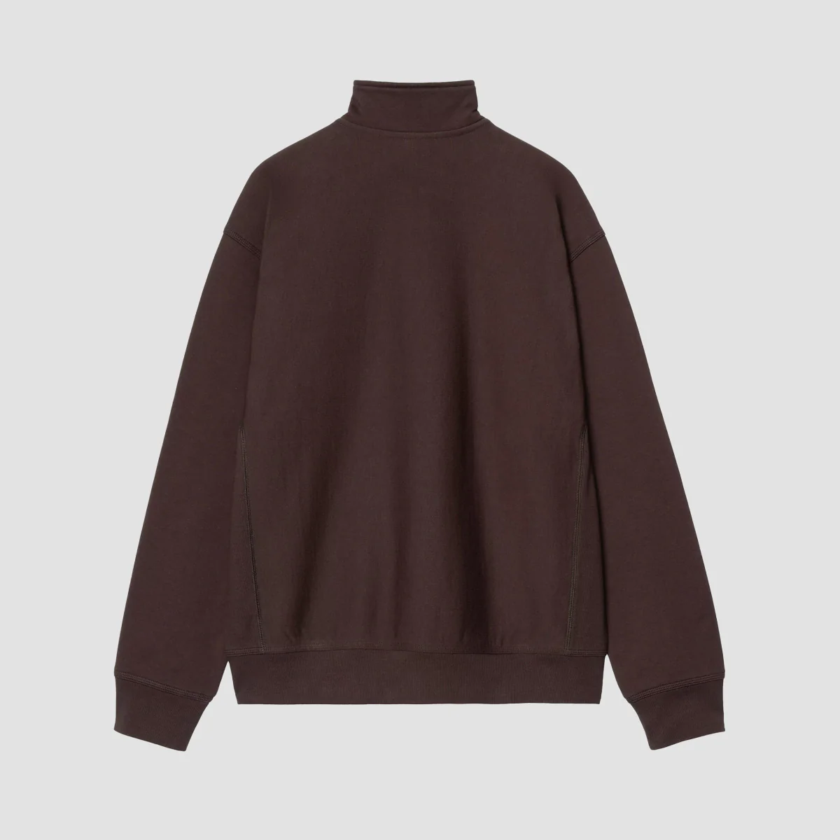 Carhartt WIP American Script Half Zip Sweatshirt Palisander - Image 2