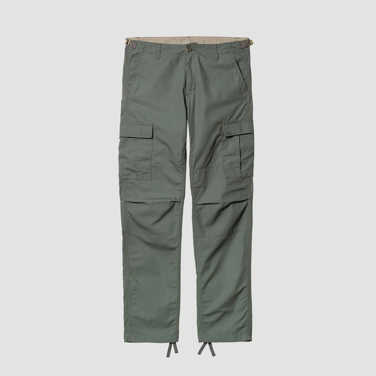 Carhartt WIP Aviation Cargo Pants Smoke Green Rinsed - Image 4