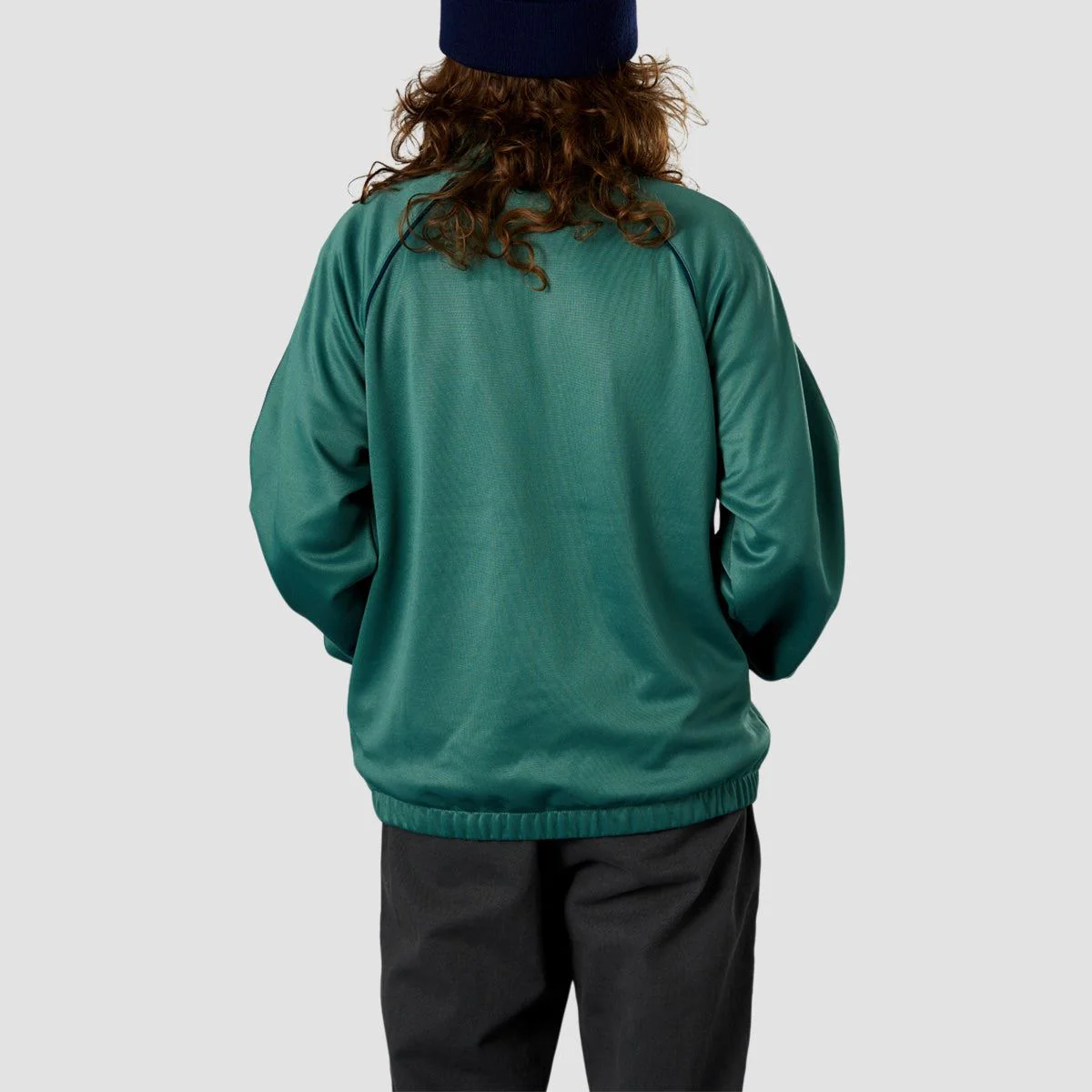 Carhartt WIP Benford Track Jacket Silver Pine/Ink - Image 2