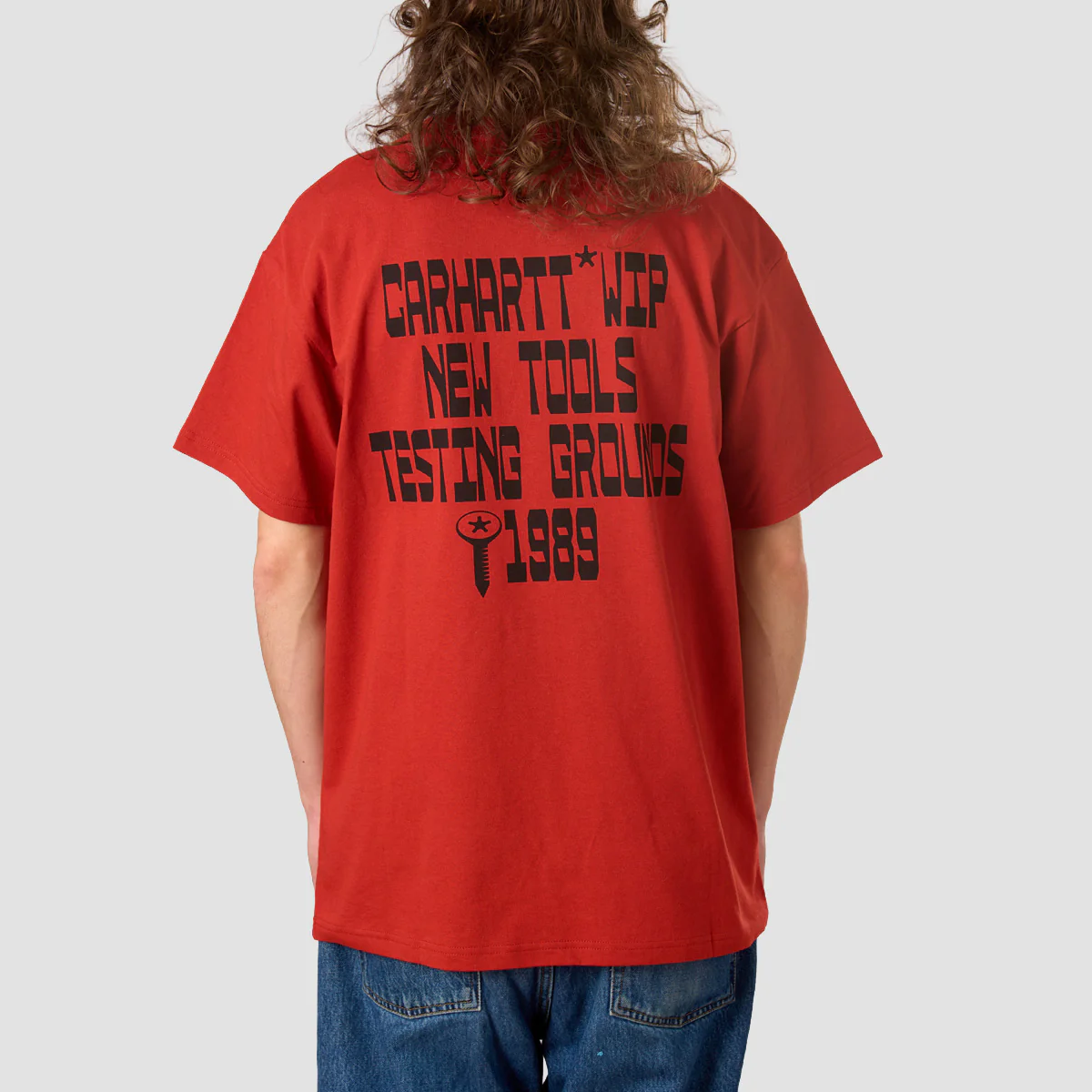Carhartt WIP Blocks T-Shirt Oxide Red - Image 2