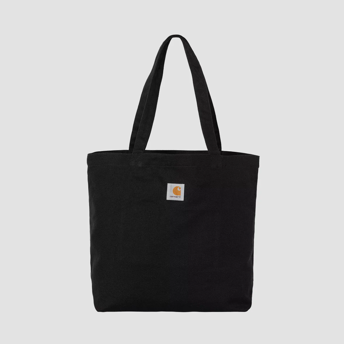 Carhartt WIP Canvas Graphic Tote Bag Black/Pronto Print - Image 2
