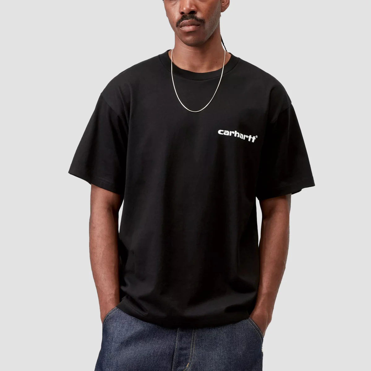 Carhartt WIP Caps T-Shirt Black - Image 2