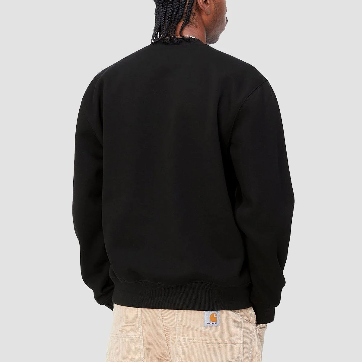 Carhartt WIP Crew Sweatshirt Black/Black - Image 2