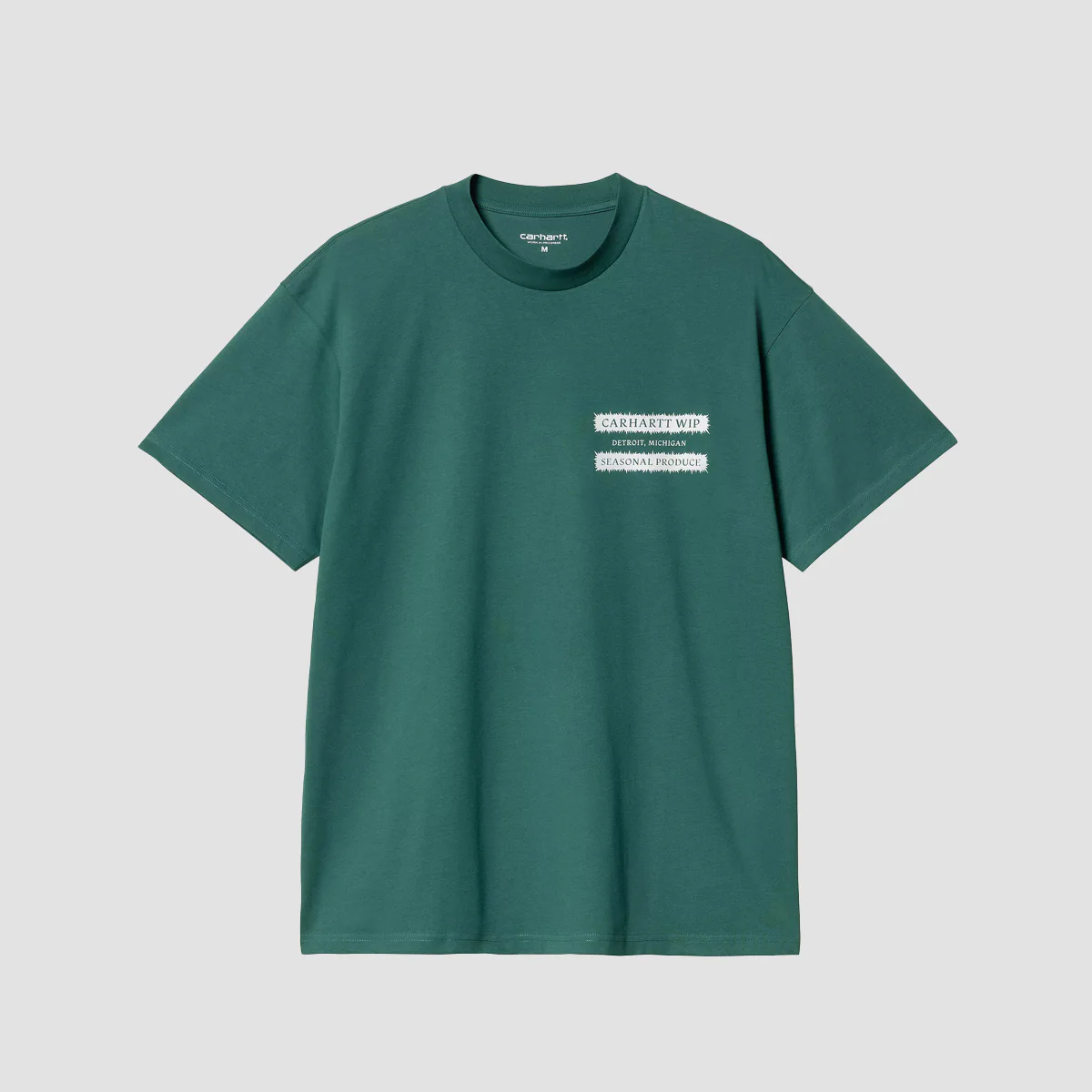 Carhartt WIP Catalogue T-Shirt Rainforest/White - Image 2