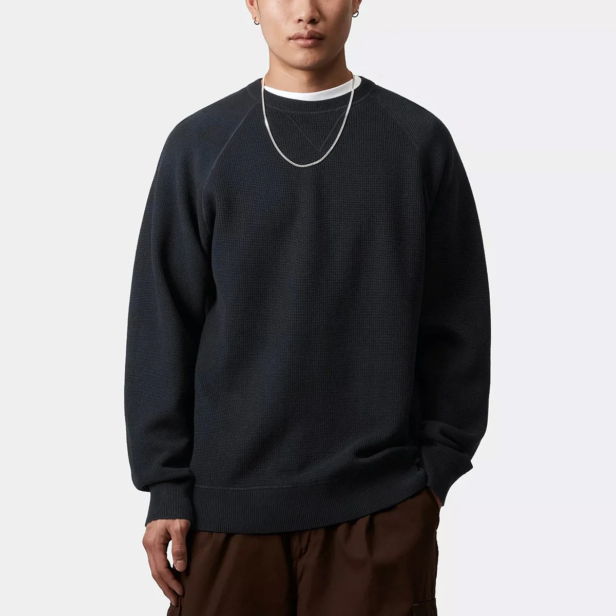 Carhartt WIP Chase Knitted Sweatshirt Black/Gold