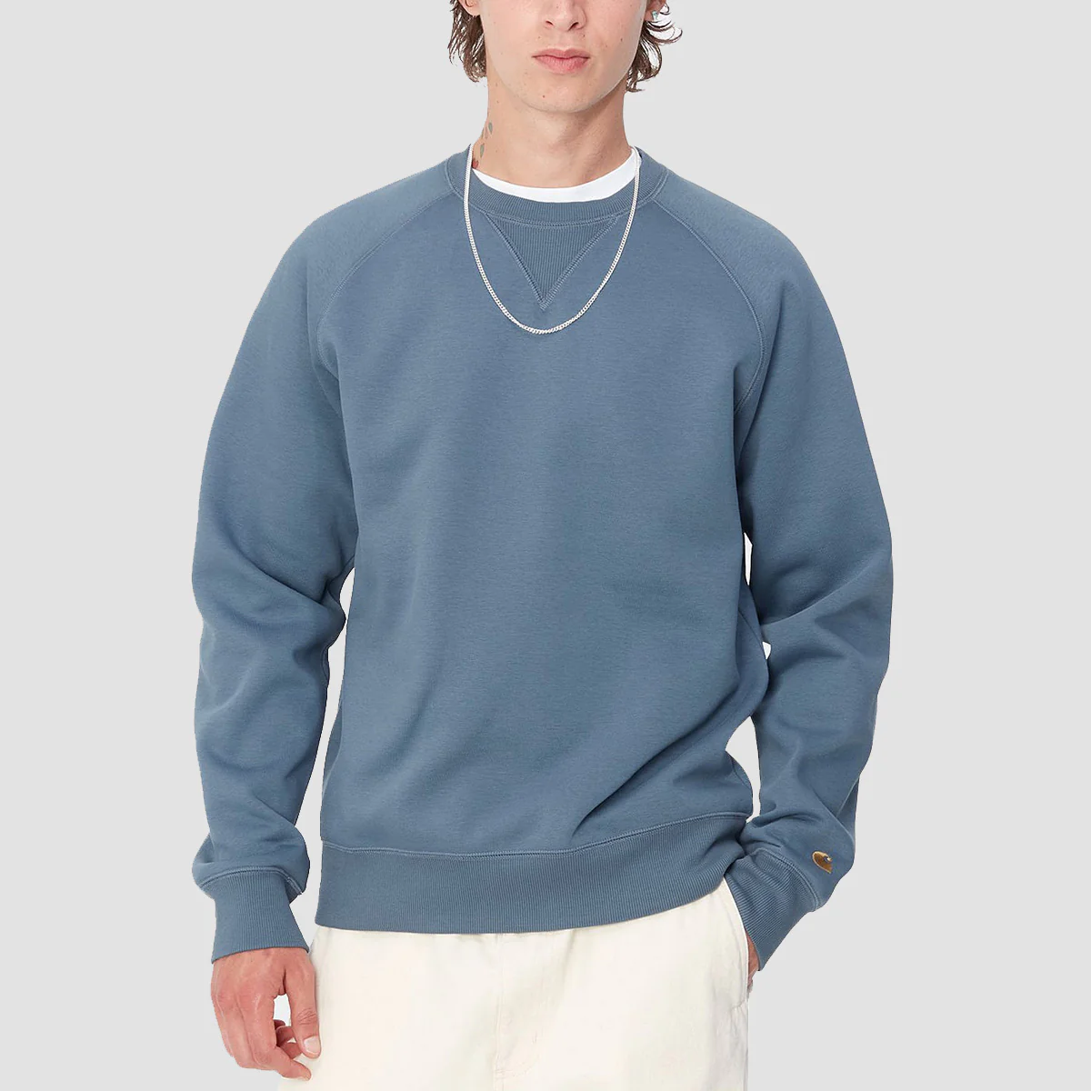Carhartt WIP Chase Crew Sweatshirt Positano/Gold