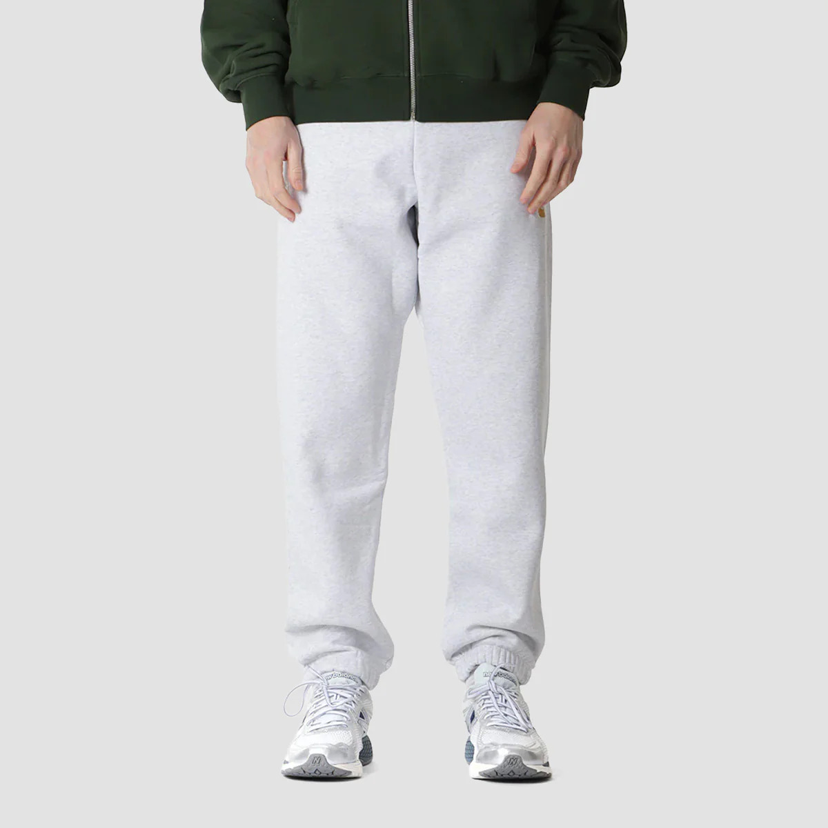 Carhartt WIP Chase Sweatpants Ash Heather/Gold