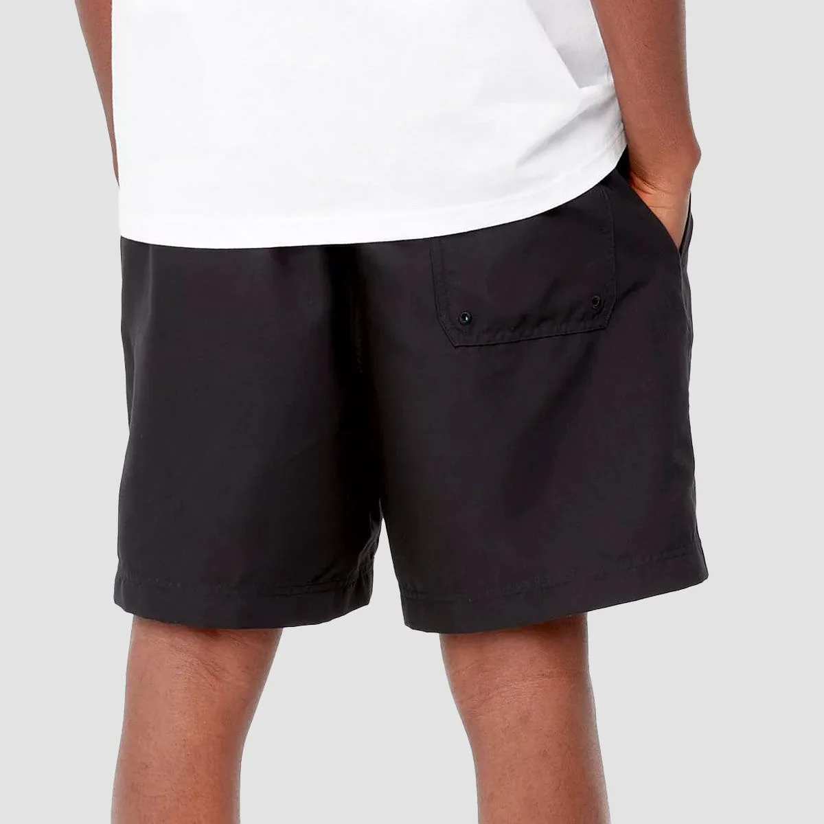Carhartt WIP Chase Swim Trunks Black/Gold - Image 2