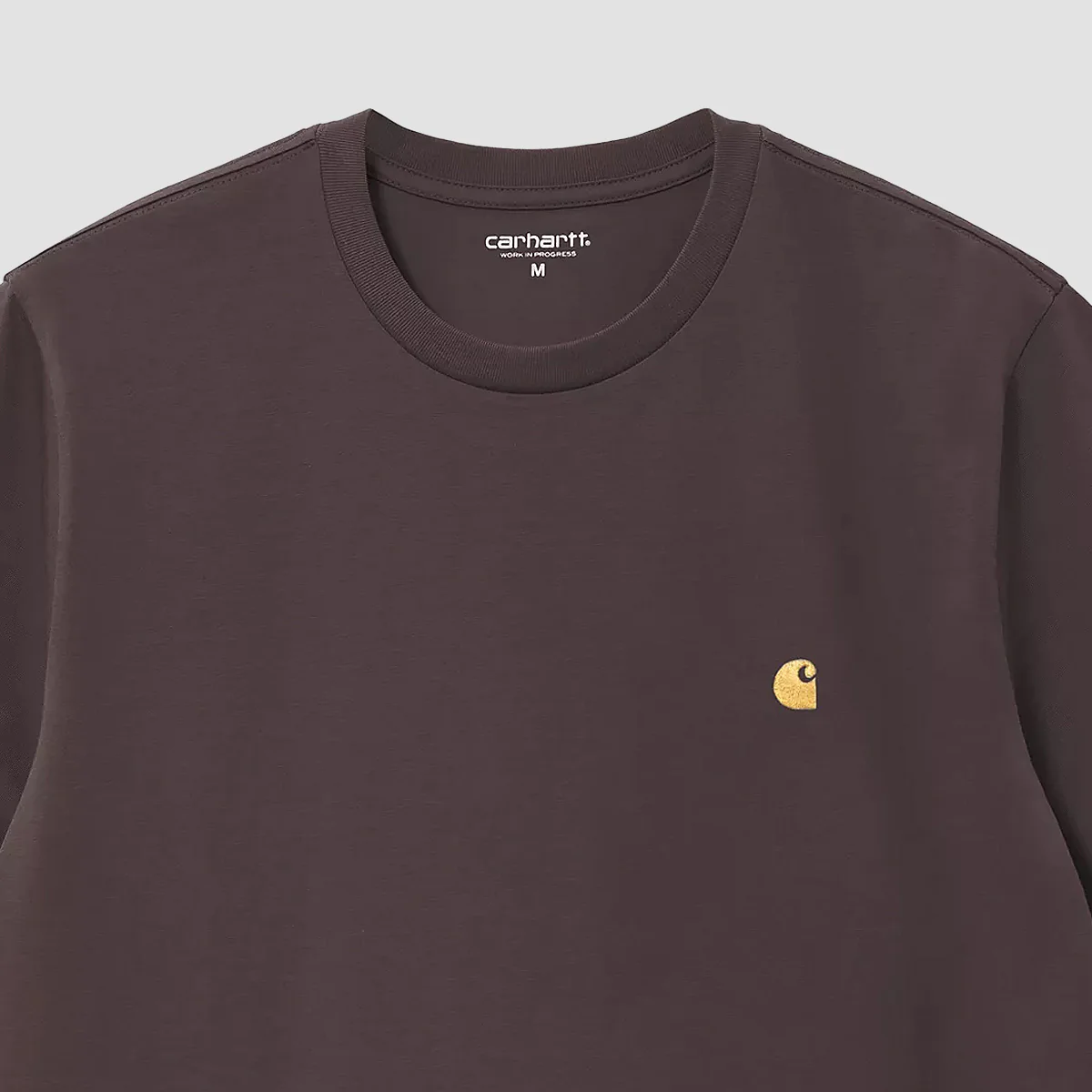 Carhartt WIP Chase T-Shirt Shale/Gold - Image 2