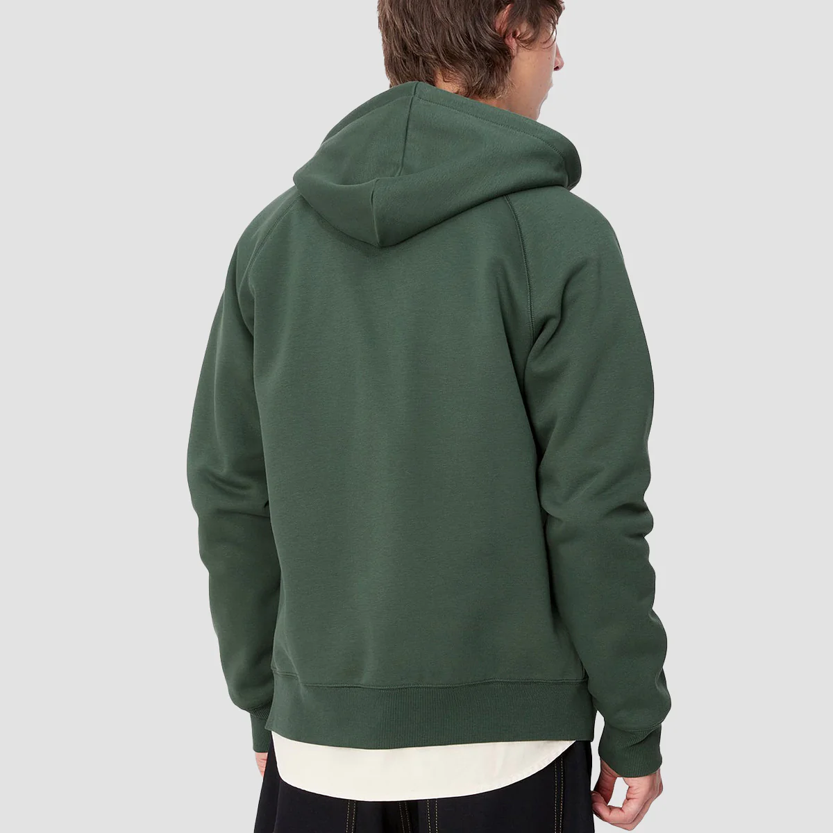 Carhartt WIP Chase Zip Hoodie Sycamore Tree/Gold - Image 3