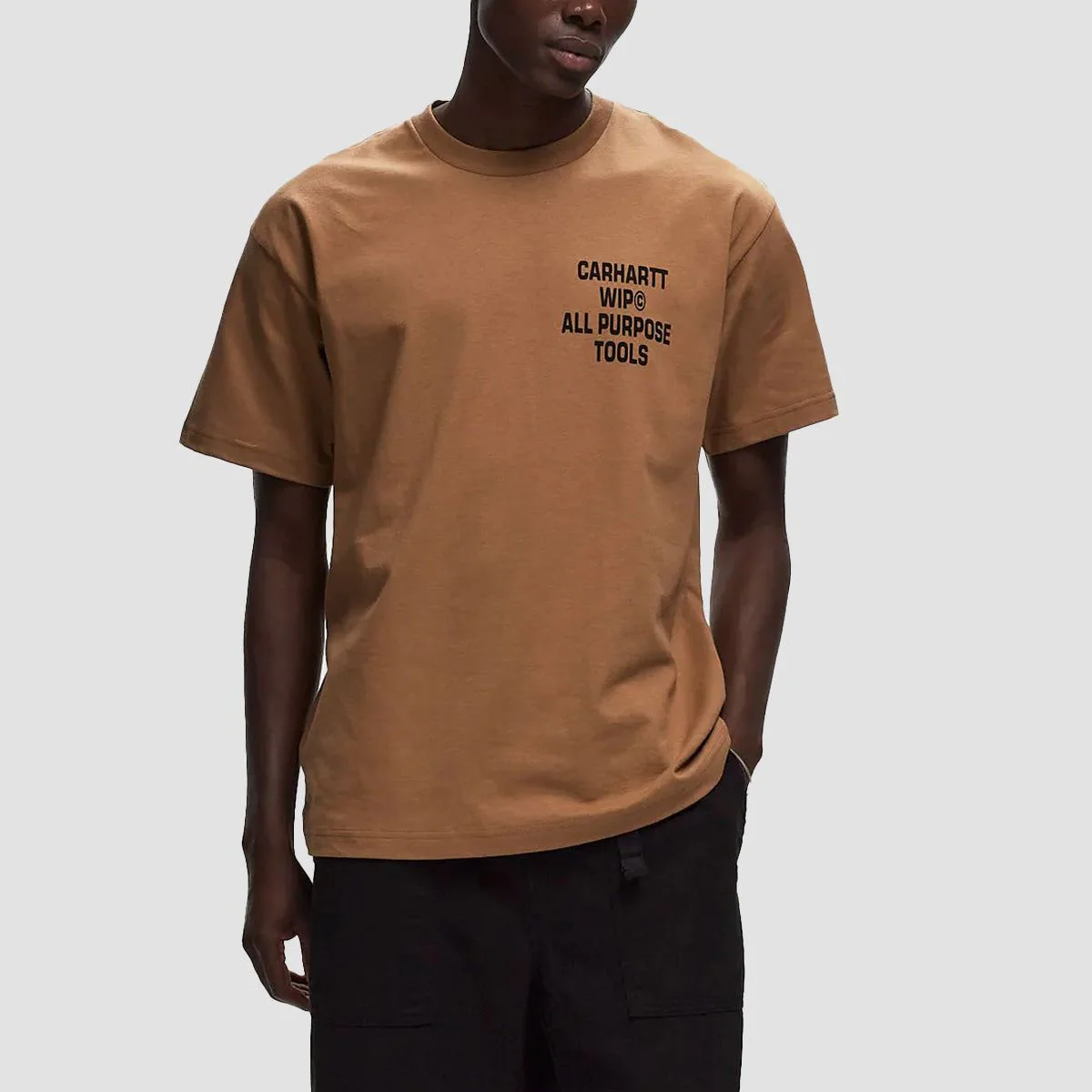 Carhartt WIP Cross Screw T-Shirt Peanut - Image 2