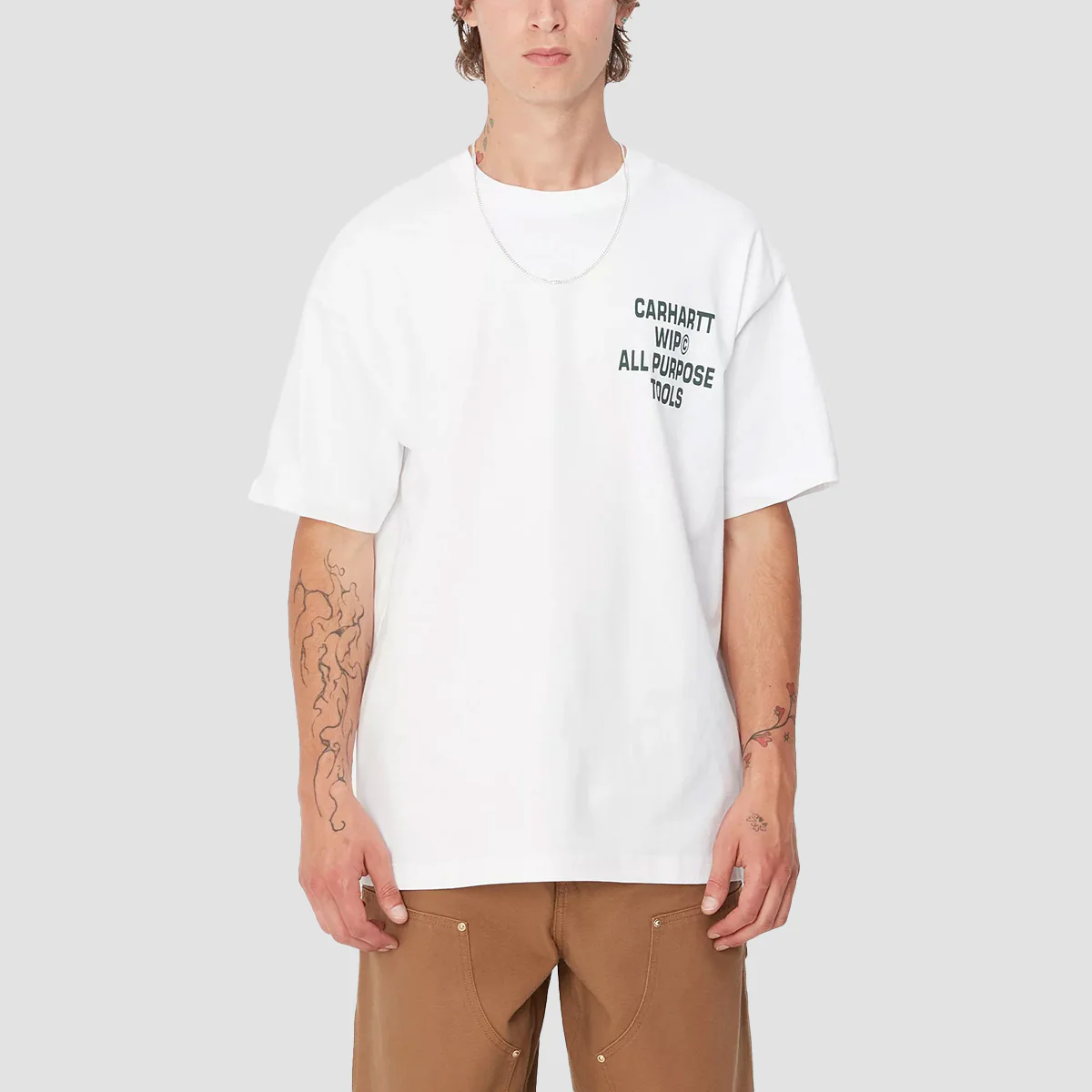 Carhartt WIP Cross Screw T-Shirt White - Image 2