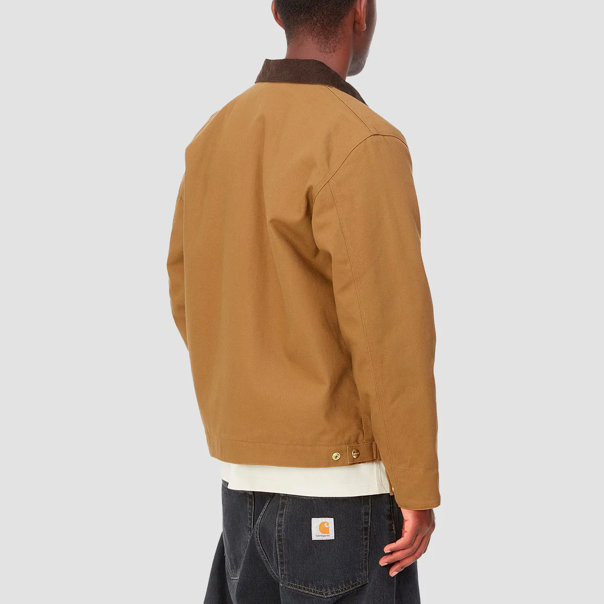 Carhartt WIP Detroit Jacket Hamilton Brown/Tobacco Rinsed - Image 3