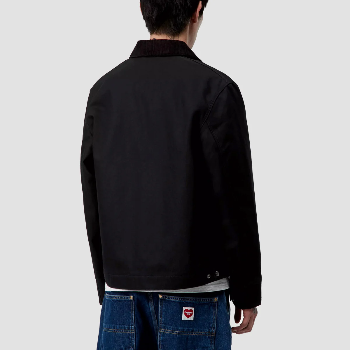 Carhartt WIP Detroit (Winter) Jacket Black/Black Rigid - Image 2