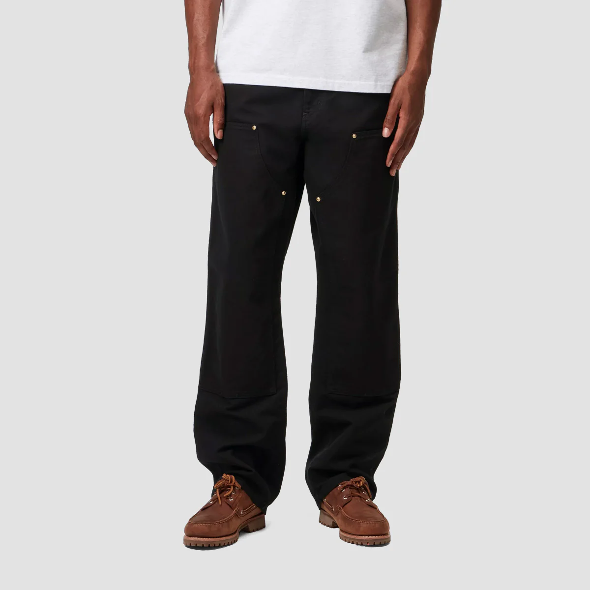 Carhartt WIP Double Knee Pants Black Rinsed