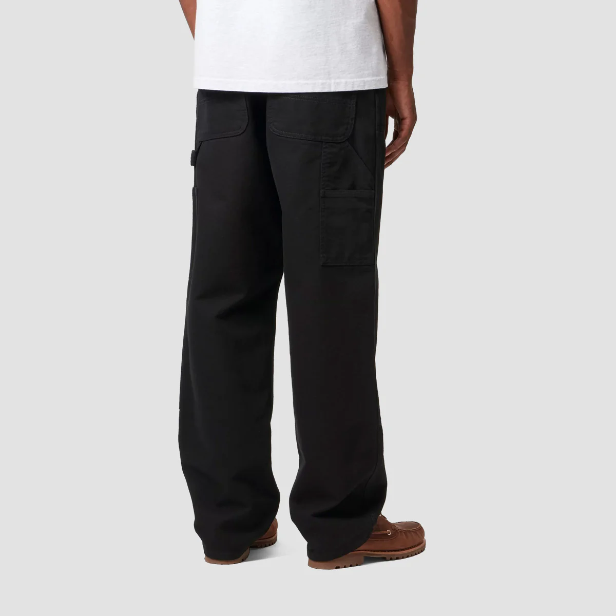 Carhartt WIP Double Knee Pants Black Rinsed - Image 2