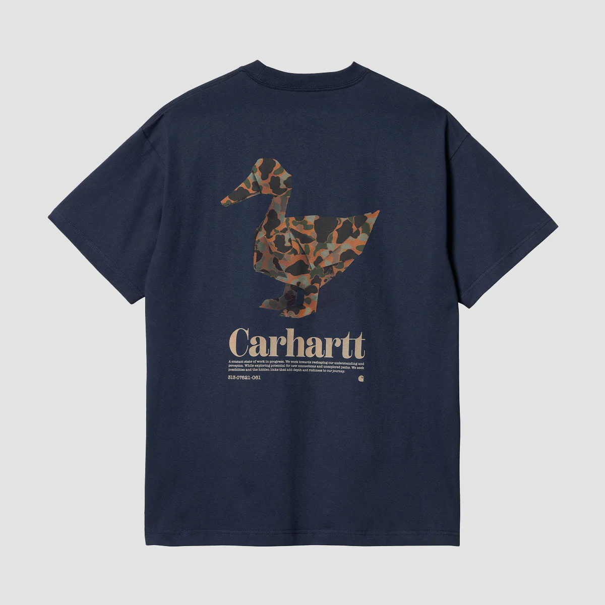 Carhartt WIP Fold Duck T-Shirt Air Force Blue - Image 4