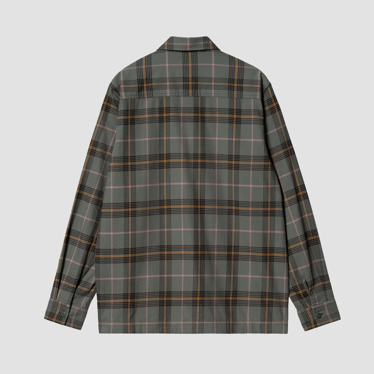 Carhartt WIP Hadley Check Longsleeve Shirt Jura - Image 2