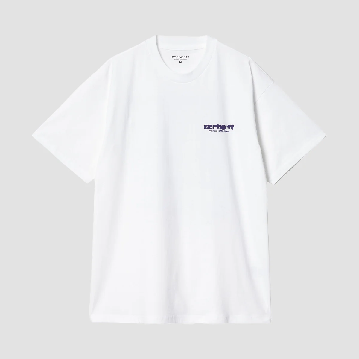 Carhartt WIP Ink Bleed T-Shirt White/Tyrian - Image 2