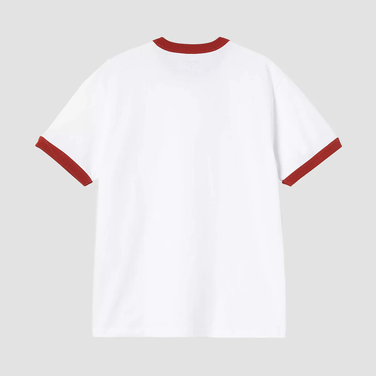 Carhartt WIP Ip Ringer T-Shirt White/Red/Red - Image 2