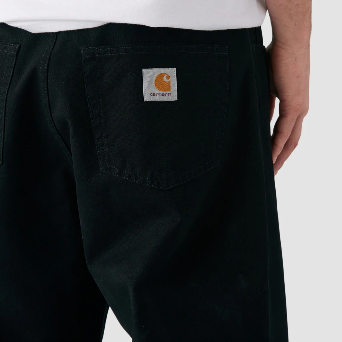 Carhartt WIP Landon Loose Fit Pants Black Rinsed - Image 5