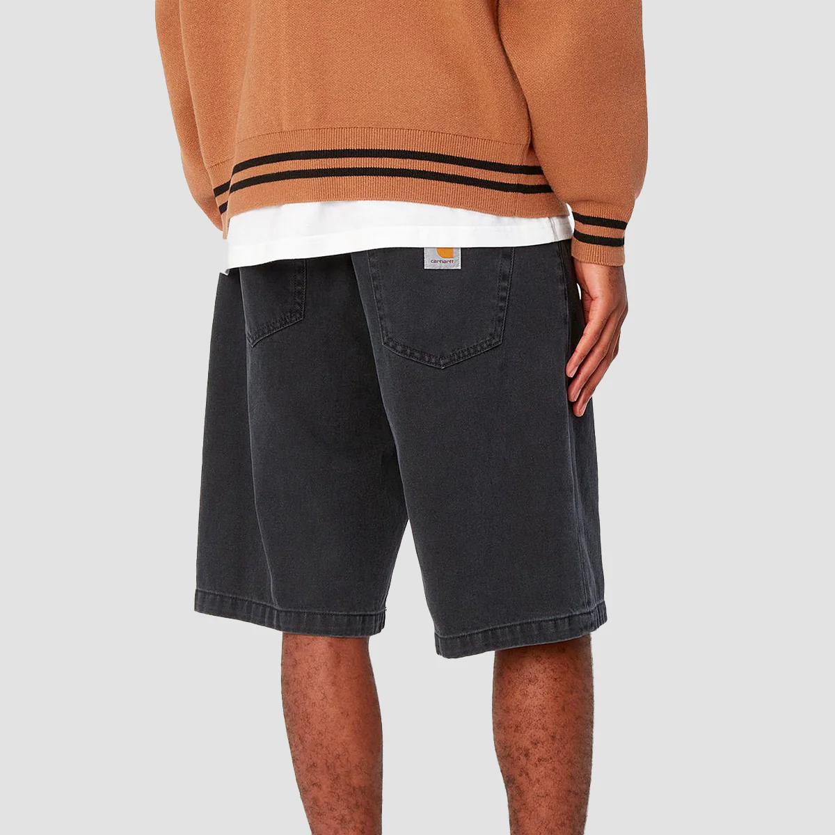 Carhartt WIP Landon Shorts Black Stone Washed - Image 2