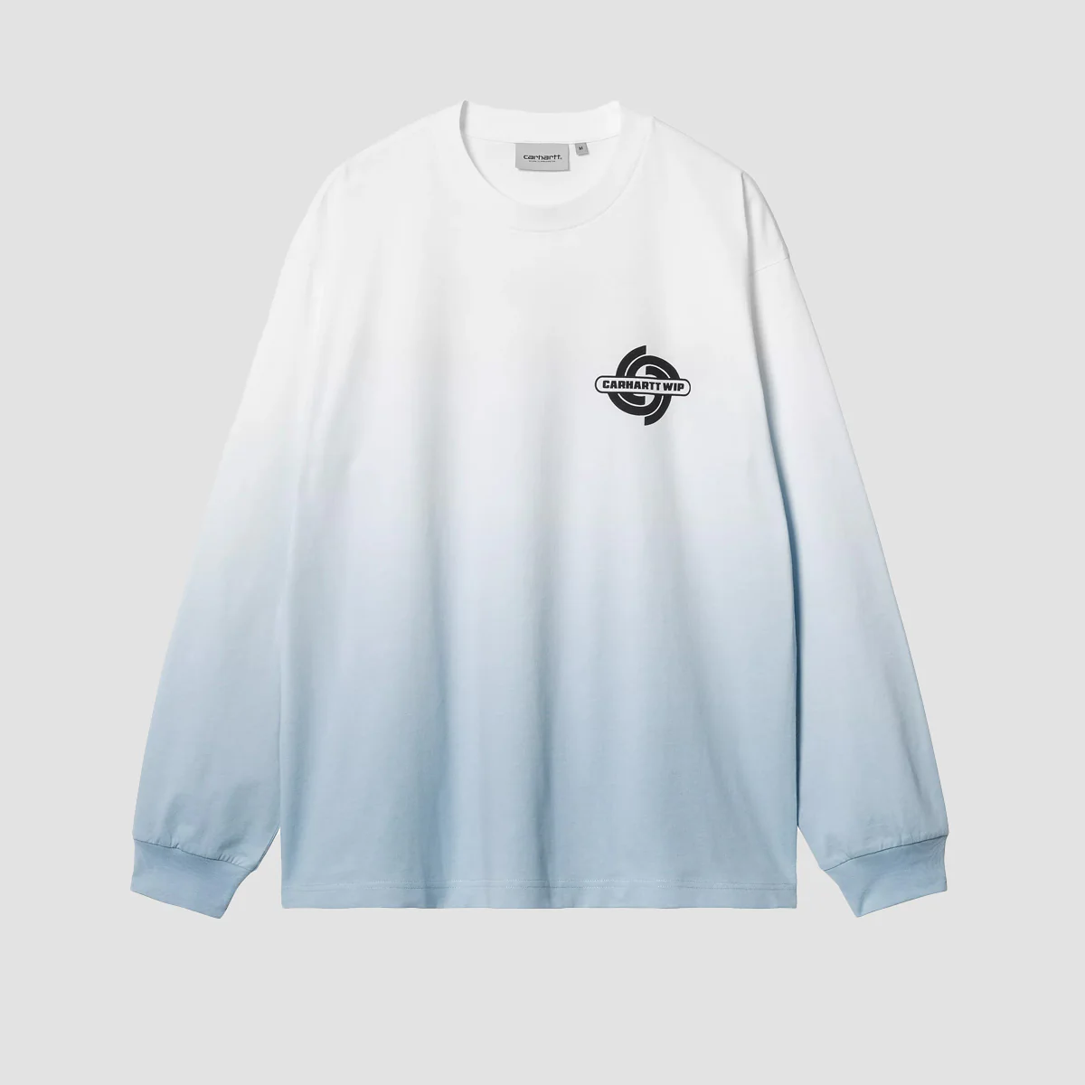Carhartt WIP Light Work Longsleeve T-Shirt White/Bluebird Dip Dye