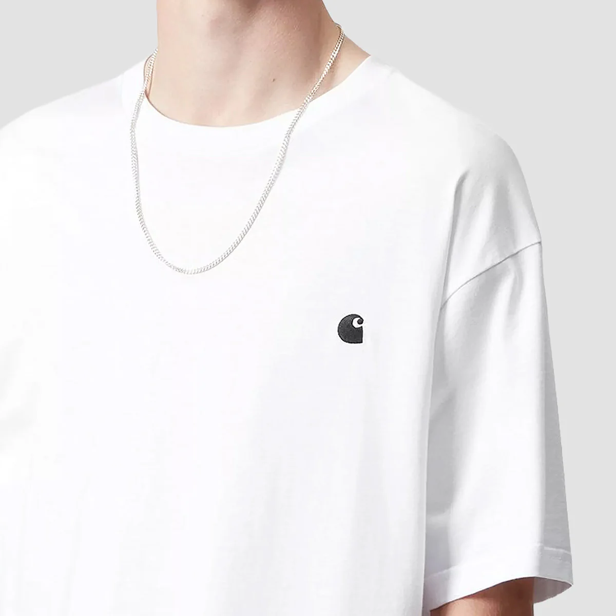 Carhartt WIP Madison T-Shirt White/Black - Image 2