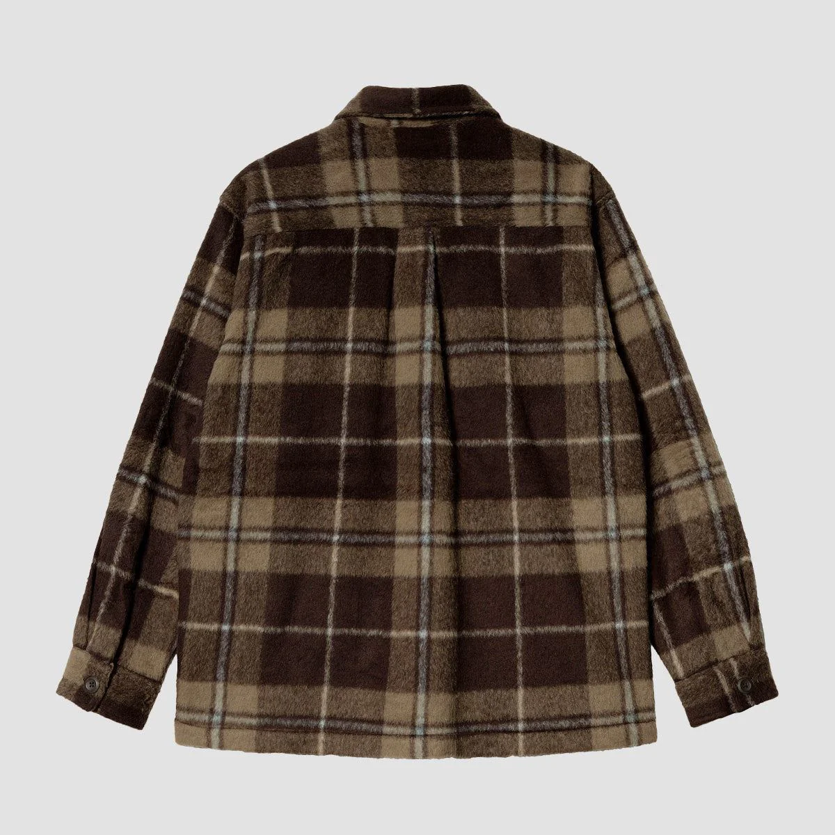 Carhartt WIP Manning Check Shirt Jacket Dark Umber/Leather - Image 2