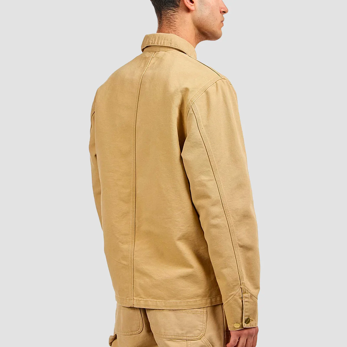 Carhartt WIP Michigan Coat Bourbon/Bourbon Aged Canvas - Image 3