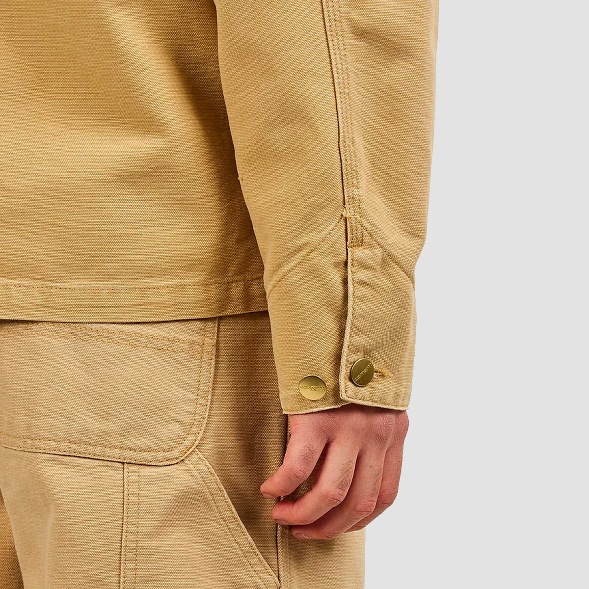 Carhartt WIP Michigan Coat Bourbon/Bourbon Aged Canvas - Image 5