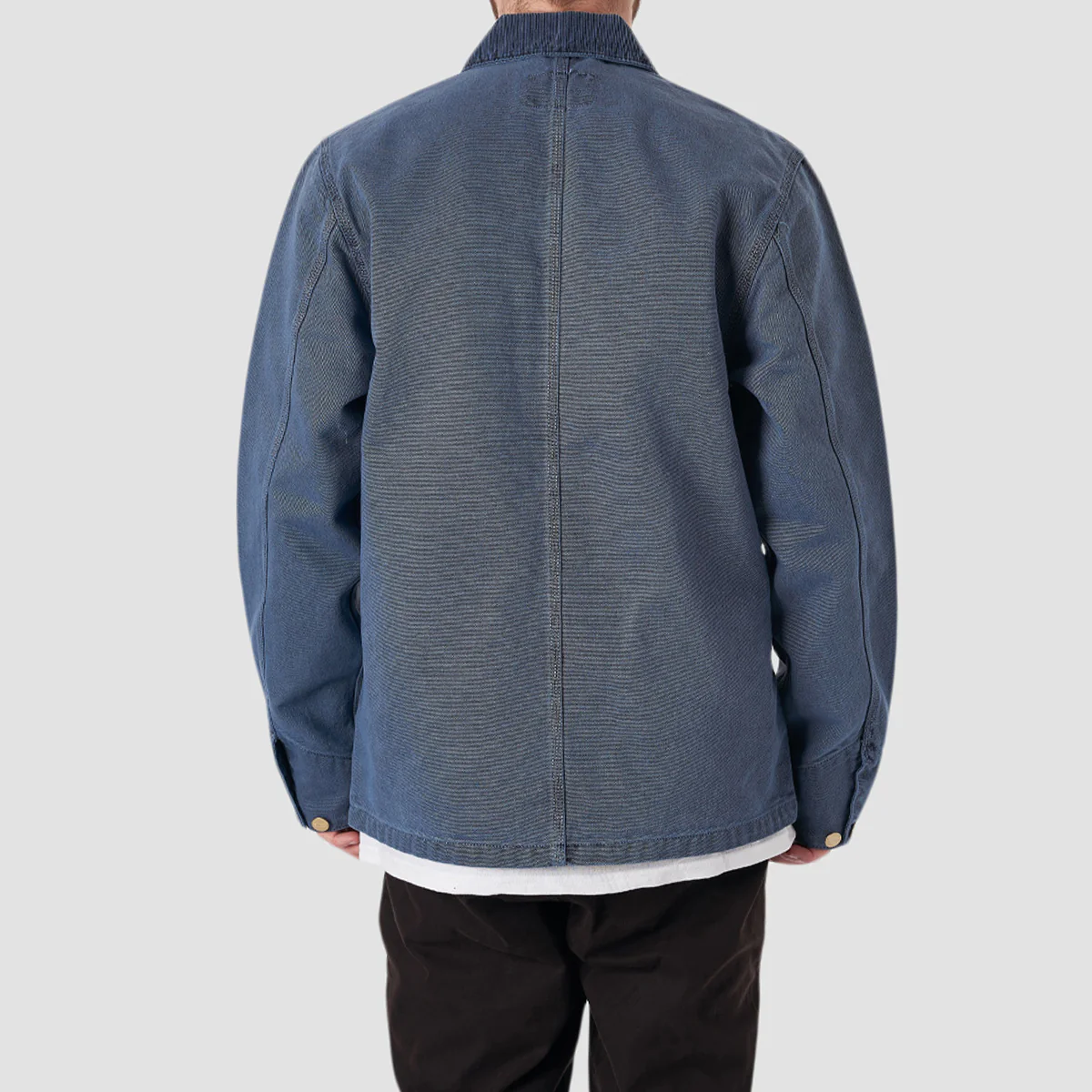 Carhartt WIP Michigan Coat Storm Blue/Storm Blue Faded - Image 4