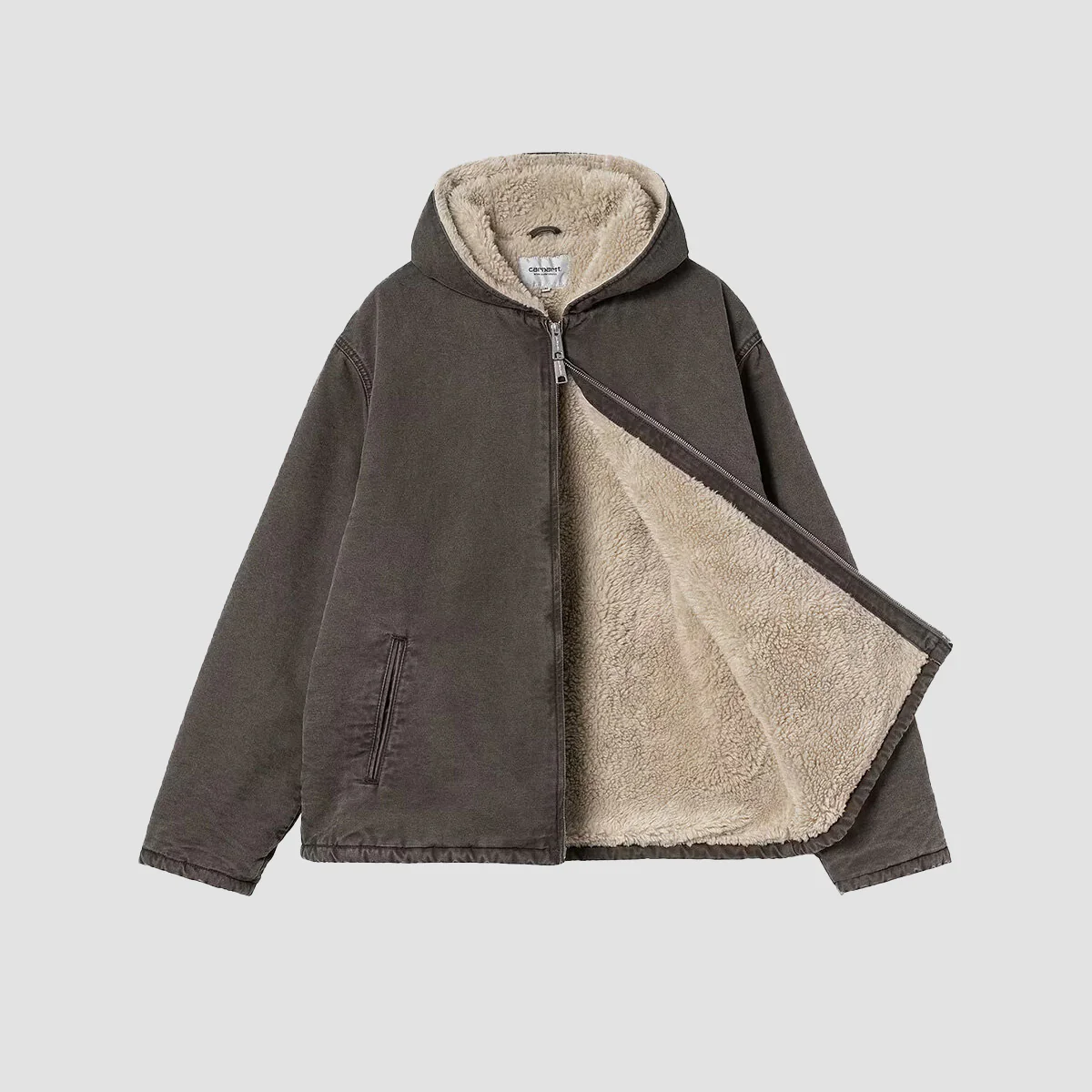 Carhartt WIP Mitch Jacket Brass Dusky Canvas - Image 2