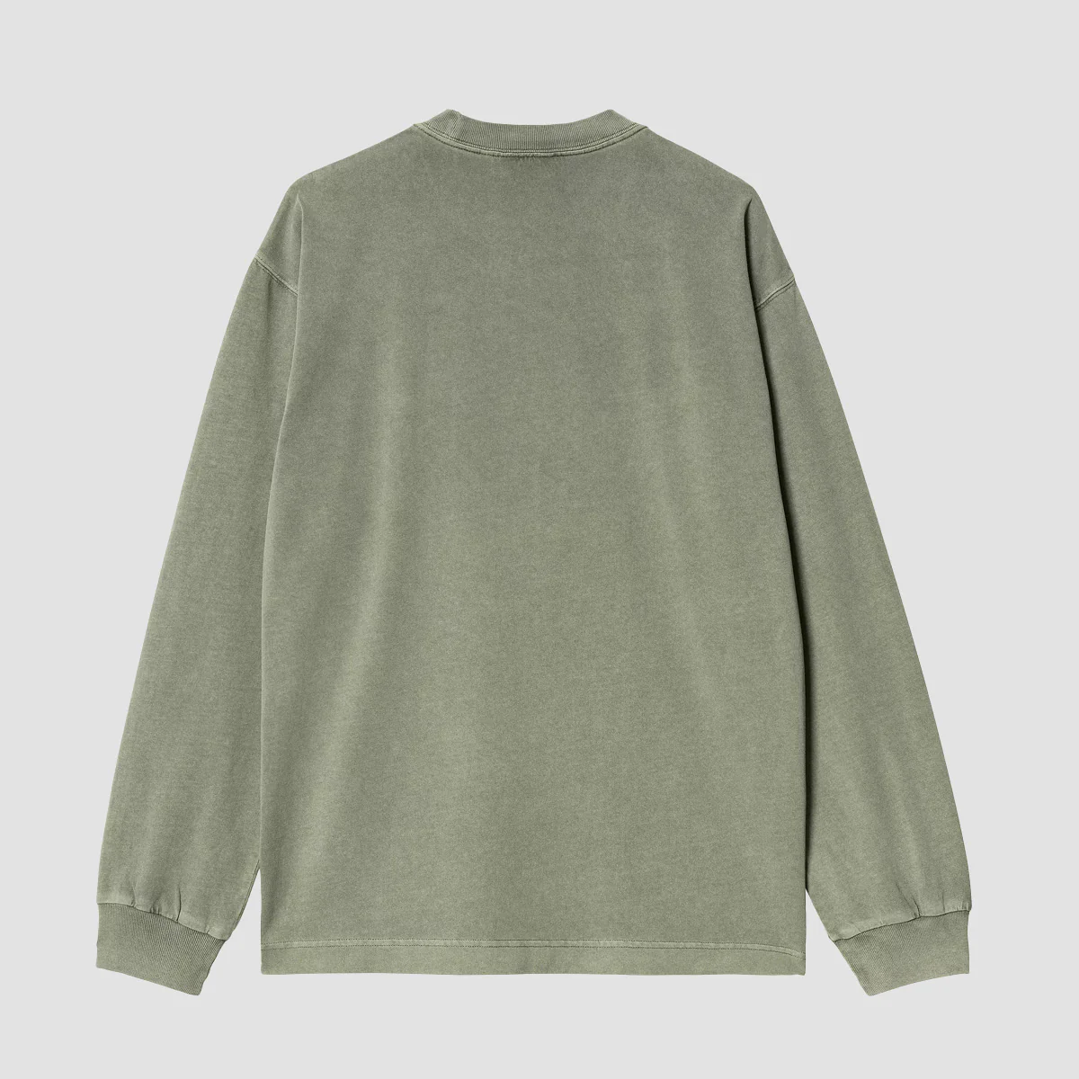 Carhartt WIP Nelson Longsleeve T-Shirt Park Garment Dyed - Image 2