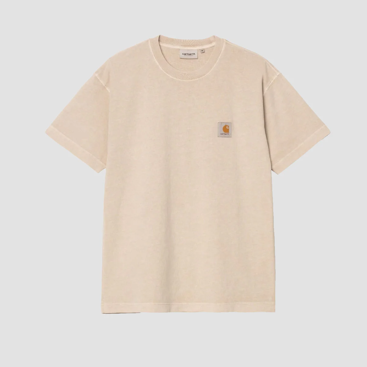 Carhartt WIP Nelson T-Shirt Fleur De Sel Garment Dyed