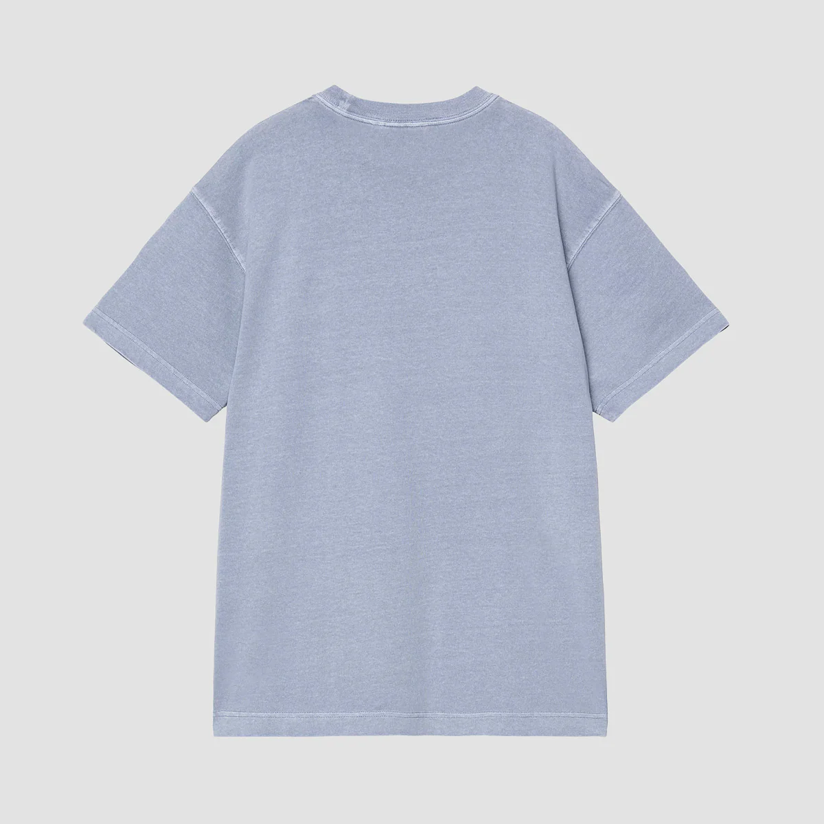 Carhartt WIP Nelson T-Shirt Gentle Blue Garment Dyed - Image 2