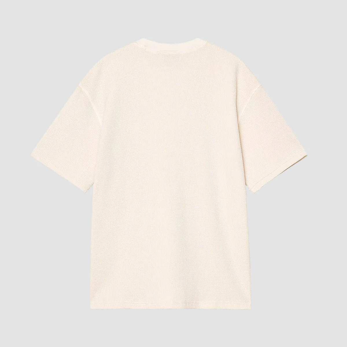Carhartt WIP Nelson Waffle T-Shirt Natural Garment Dyed - Image 2