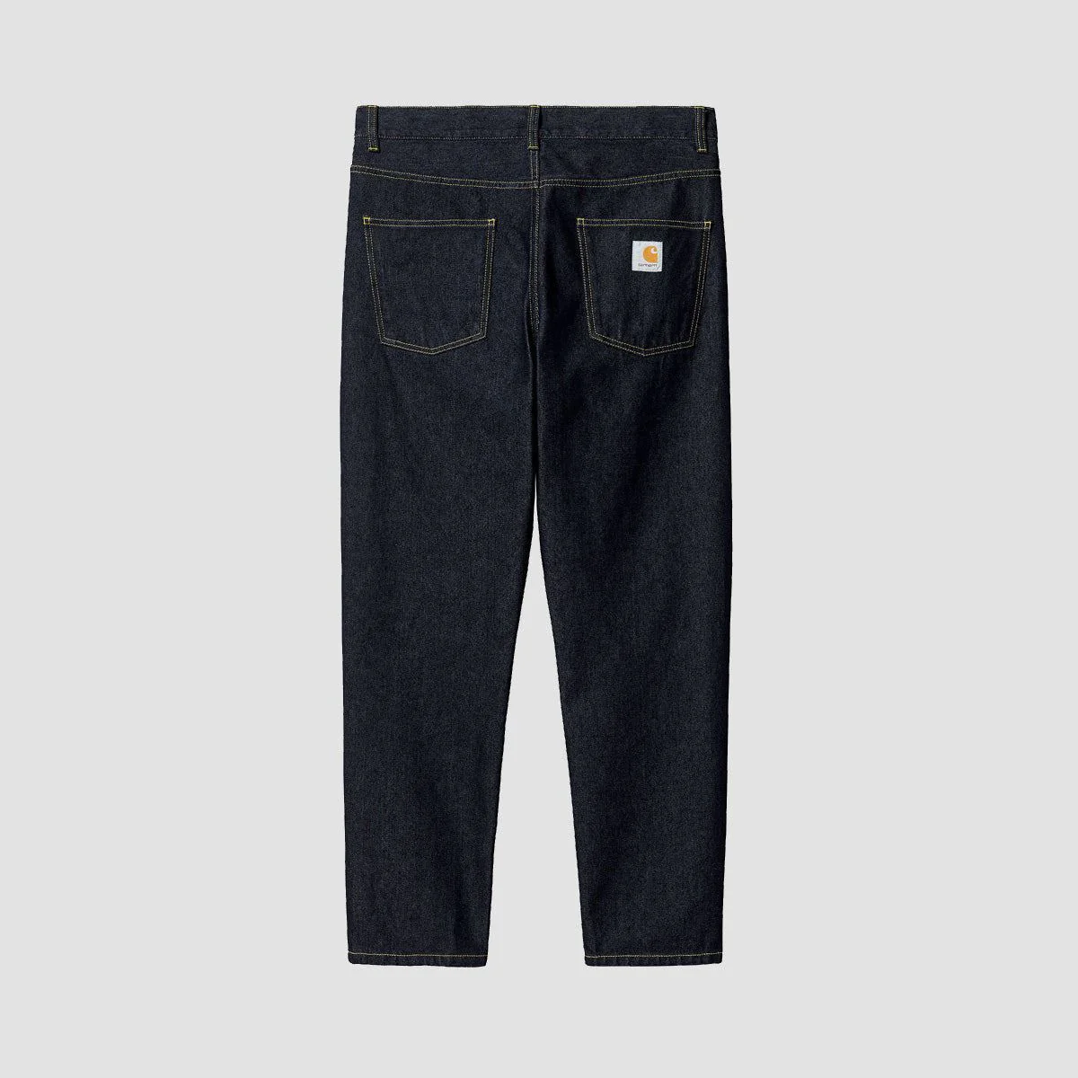 Carhartt WIP Newel Relaxed Tapered Jeans Blue One Wash - Image 3