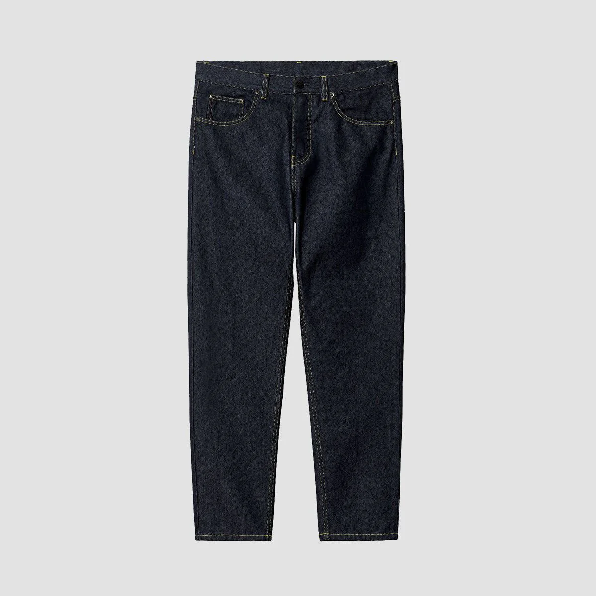 Carhartt WIP Newel Relaxed Tapered Jeans Blue One Wash - Image 4