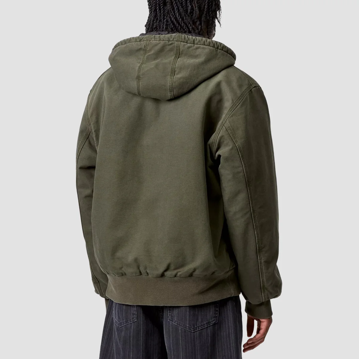 Carhartt WIP OG Active Jacket Olive Stone Canvas - Image 2