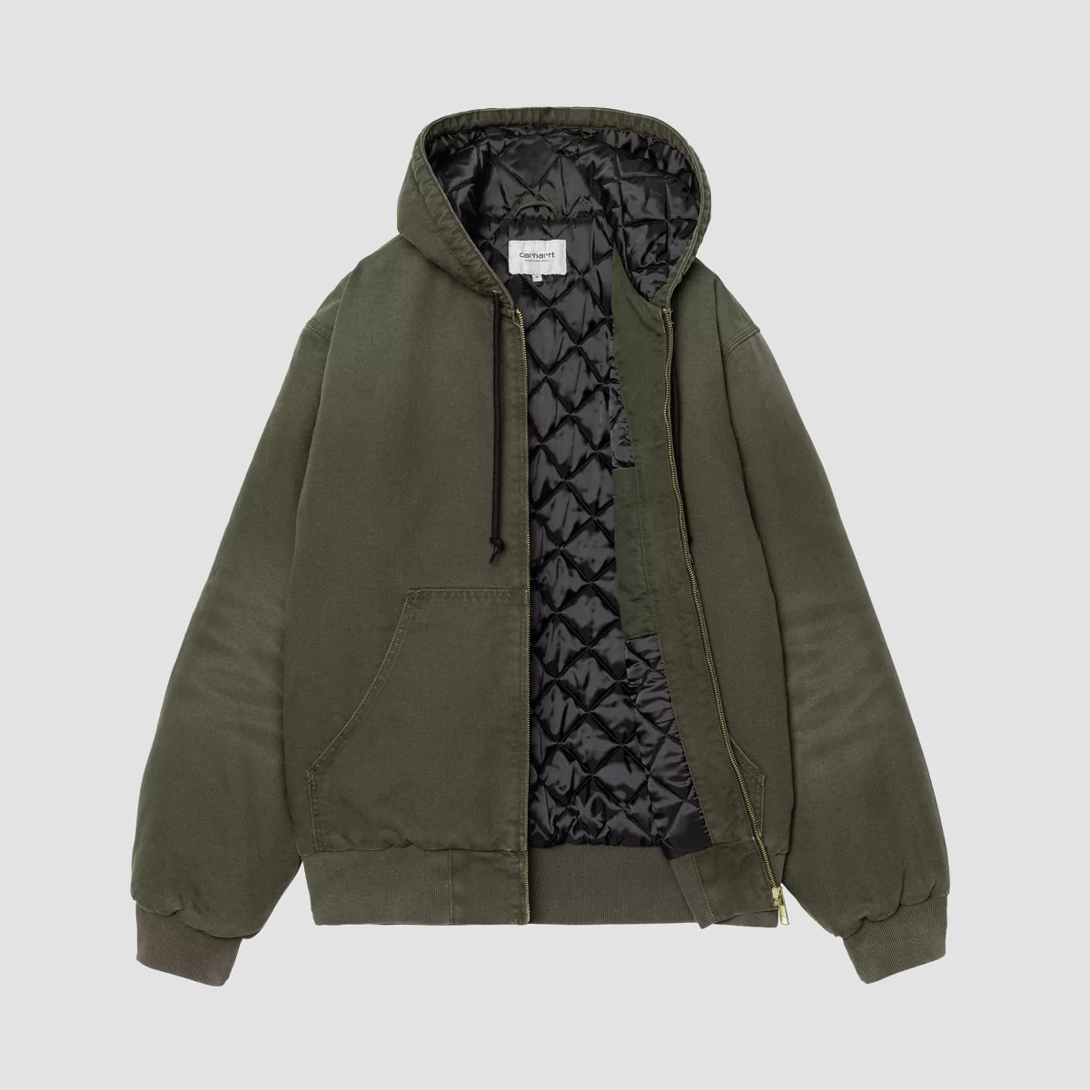 Carhartt WIP OG Active Jacket Olive Stone Canvas - Image 3